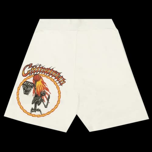 Chinatown Market Skelly World Tour Sweatshorts 'Cream'