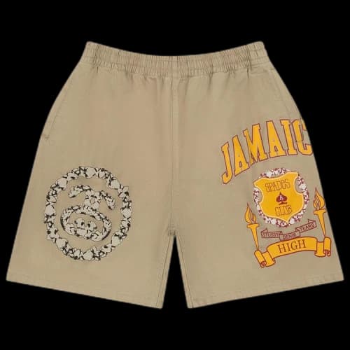 Denim Tears x Stussy Jamaica High Khaki Short 'Khaki'