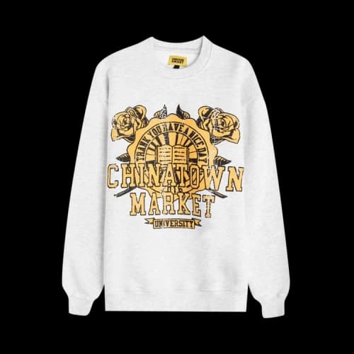 Chinatown Market University Crewneck 'Grey'