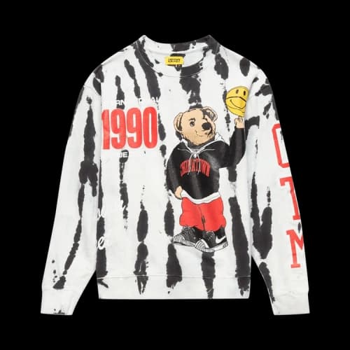 Chinatown Market Smiley Champions Varsity Bear Crewneck 'Grey'