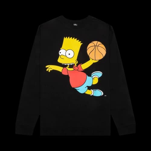 Chinatown Market x The Simpsons Air Bart Crewneck Sweatshirt 'Black'