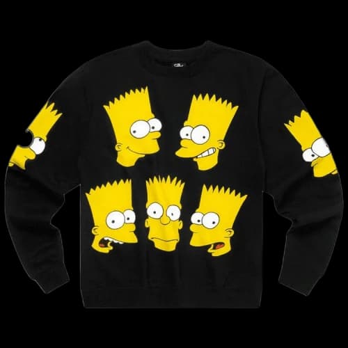 Chinatown Market Simpsons Classic Bart Crewneck Sweatshirt 'Black'