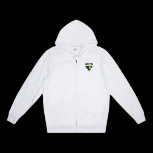 LEVI'S Levis Casual Hooded Jacket White