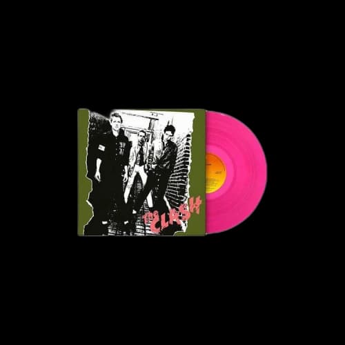 Music The Clash Self Titled LP Vinyl 'Transparent Pink'