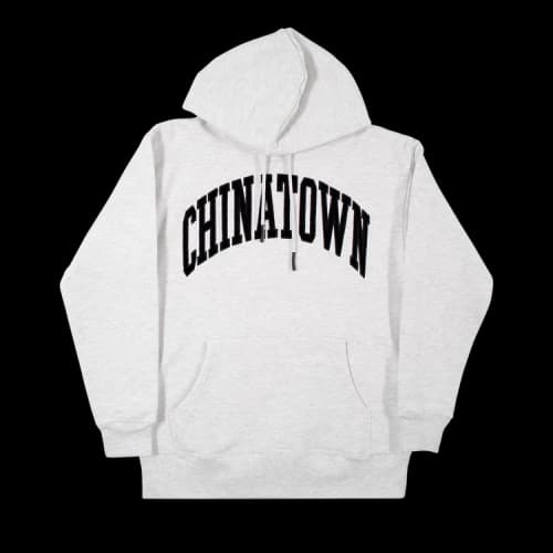 Chinatown Market Corduroy Arch Hoodie 'Grey'