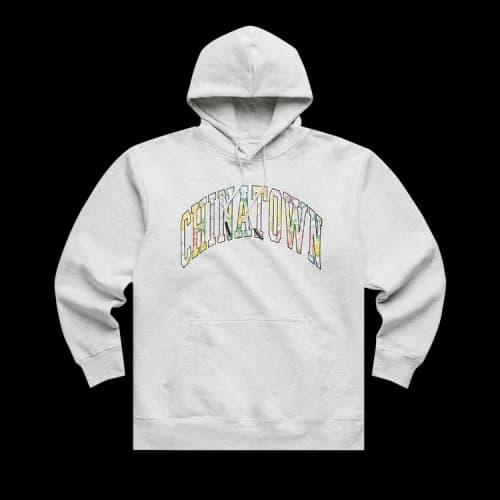 Chinatown Market Watercolor Arc Hoodie 'Grey'
