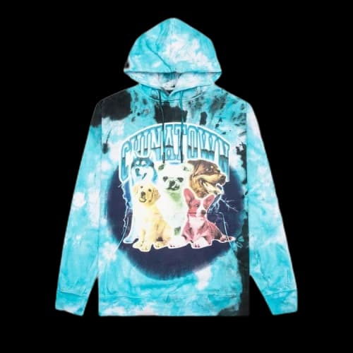 Chinatown Market Dawg Lightning Arc Hoodie 'Blue'