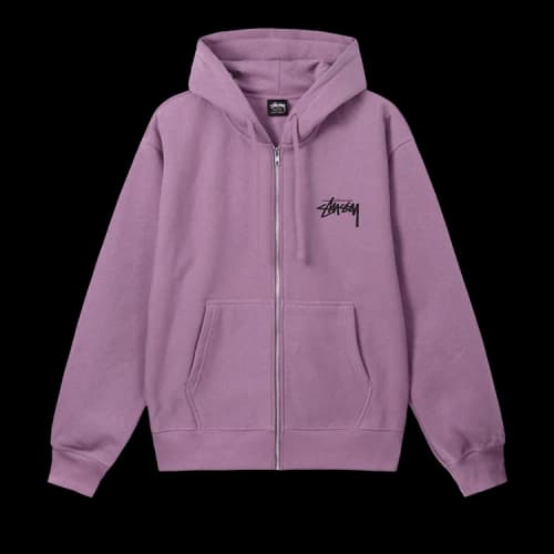 Stussy Club Crown Zip Hoodie 'Orchid'
