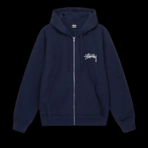 Stussy Read Em' N' Weep Zip Hoodie 'Navy'