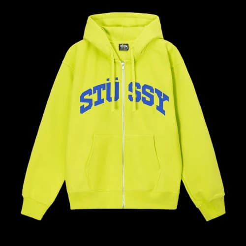 Stussy Block Sport Zip Hoodie 'Keylime'
