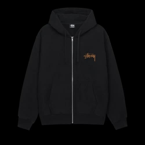 Stussy Skate Tough Zip Hoodie 'Black'