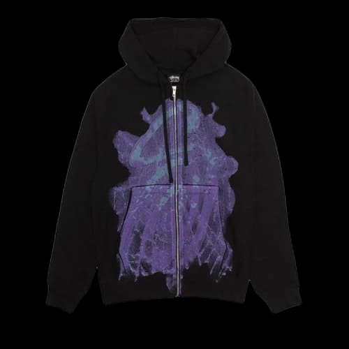 Stussy Web Zip Hoodie 'Black'