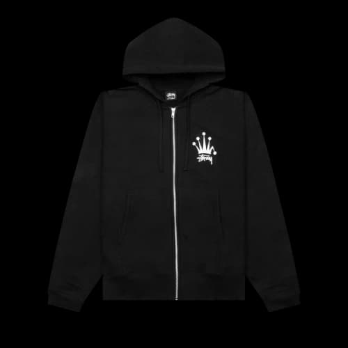 Stussy Regal Crown Zip Hood 'Black'