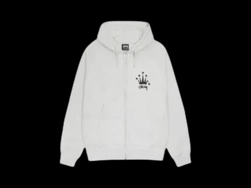 Stussy Regal Crown Zip Hoodie Fog