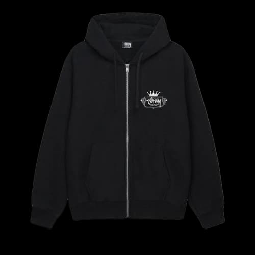 Stussy Built To Last Zip Hoodie 'Black'