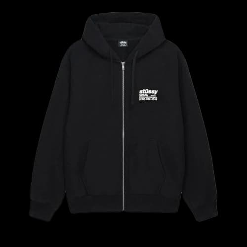 Stussy DNA Zip Hoodie Black