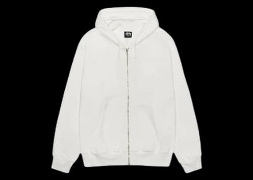 Stussy Buana Pigment Dyed Zip Hoodie Natural