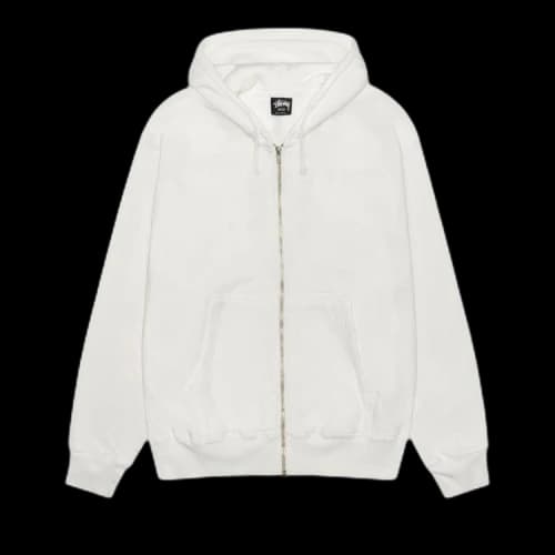 Stussy Pigment Dyed Buana Zip Hoodie 'Natural'