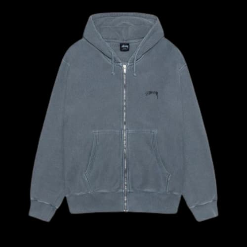 Stussy Buana Pigment Dyed Hoodie Navy