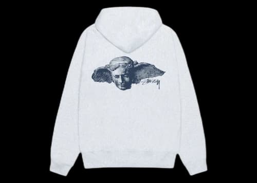 Stussy Hypnos Zip Hoodie Ash Heather
