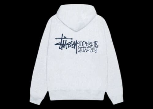 Stussy Superior Quality Zip Hoodie Navy