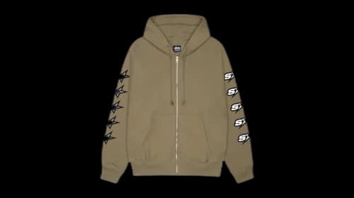 Stussy Speedway Zip Hoodie Navy