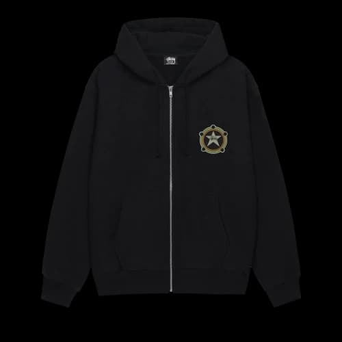 Stussy Ranger Zip Hoodie Black