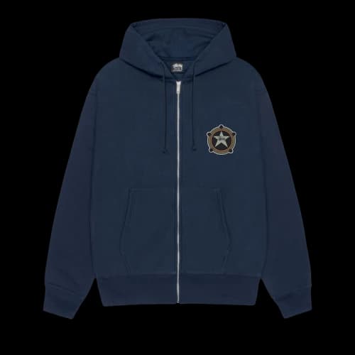 Stussy Ranger Zip Hoodie Navy