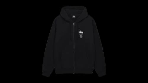 Stussy Swim Out Zip Hoodie Black