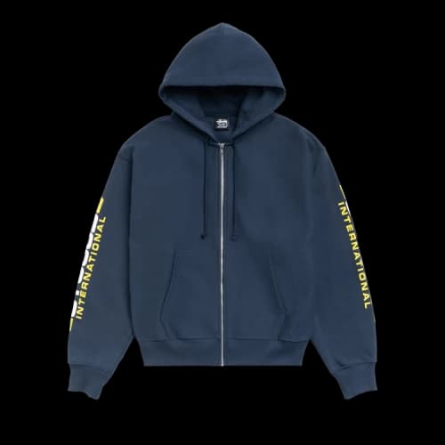 Stussy Blade Zip Hoodie 'Navy'
