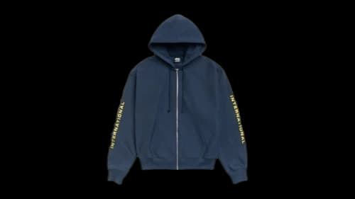 Stussy Blade Zip Hoodie Navy