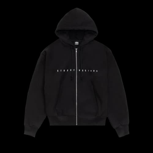Stussy S Box Zip Hoodie 'Black'