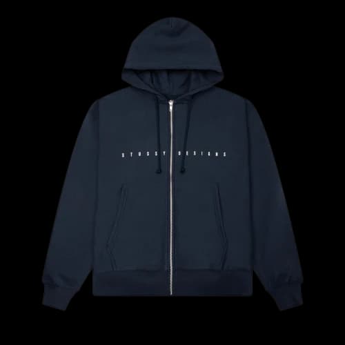 Stussy S Box Zip Hoodie 'Navy'