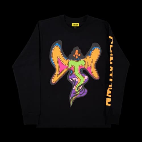 Chinatown Market Goddess Long-Sleeve Tee 'Black'