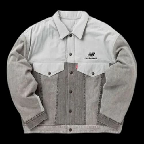 To Be Defined Levis New Balance Crossover Reversible Splicing Jacket Gray