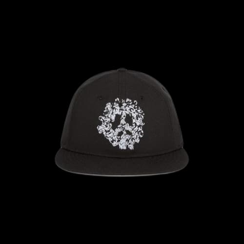Denim Tears Peace Wreath Snapback Cap Black