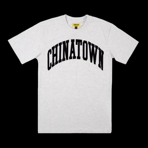 Chinatown Market Corduroy Short-Sleeve T-Shirt 'Grey'