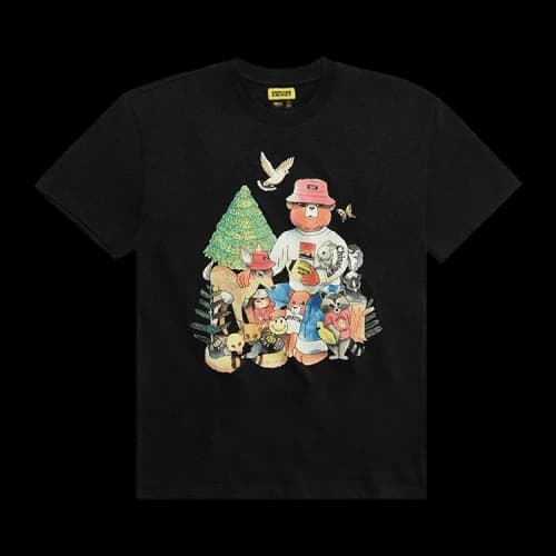 Chinatown Market Smiley Friends Tee 'Black'