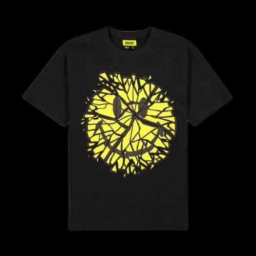 Chinatown Market Glass Smiley T-Shirt 'Black'
