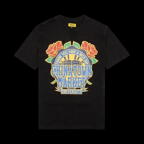 Chinatown Market Rose Garden T-Shirt 'Black'