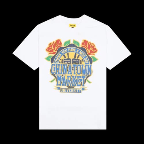 Chinatown Market Rose Garden T-Shirt 'White'
