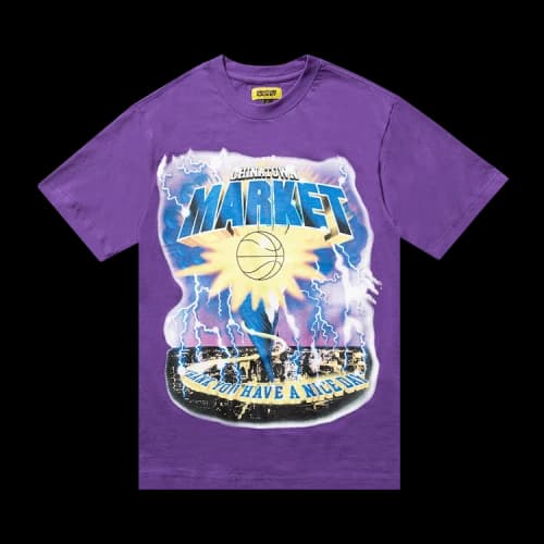Chinatown Market Tornado Tee 'Purple'