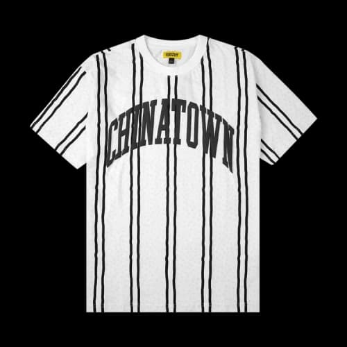 Chinatown Market UV Striped Tee 'White'