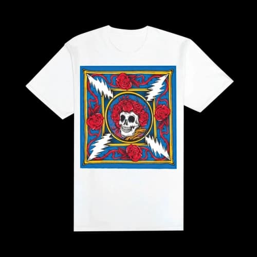 Chinatown Market Border Sewn Bandana T-Shirt 'Multicolor'