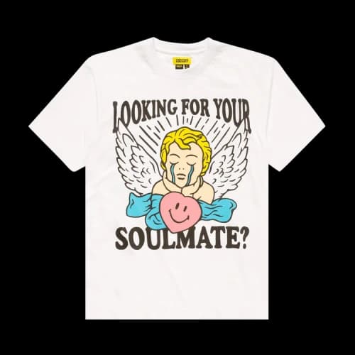 Chinatown Market Smiley Fortune Ball Soul Mate T-Shirt 'White'