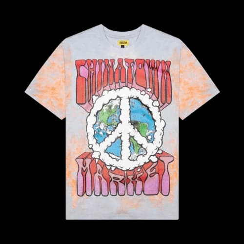 Chinatown Market Peace On Earth Tie-Dye T-Shirt 'Multi-Color'