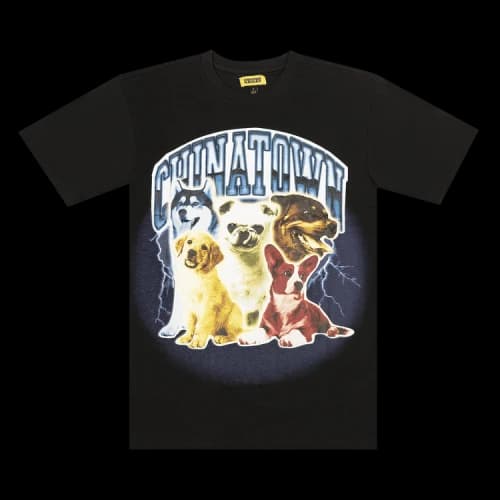 Chinatown Market Dawg Lightning Arc T-Shirt 'Black'