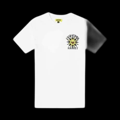 Chinatown Market Sunshine Over The Pyramids T-Shirt 'Cream'