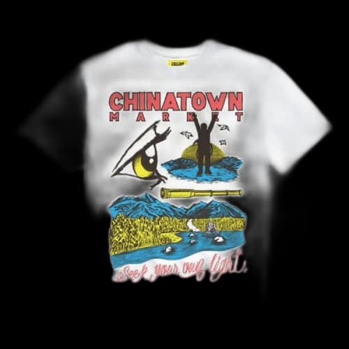 Chinatown Market Seek Your Own Light UV Tee 'White'