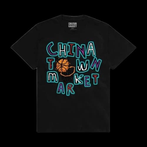 Chinatown Market Parquet Courts Tee 'Black'